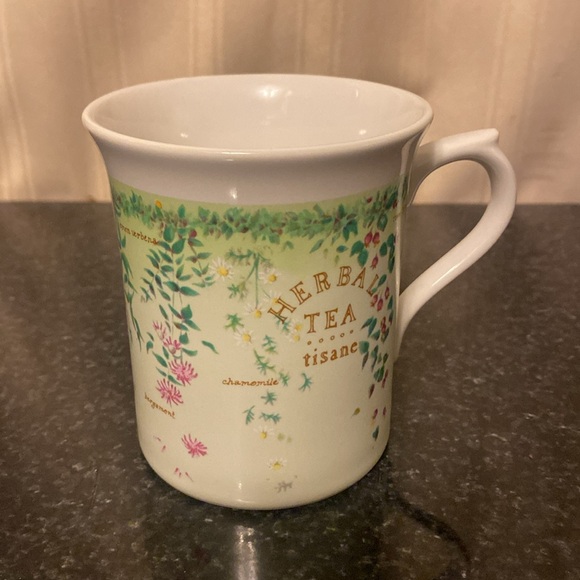 Vintage Ceramic Tea Mug with Tea Bag Holder - Picture 5 of 7